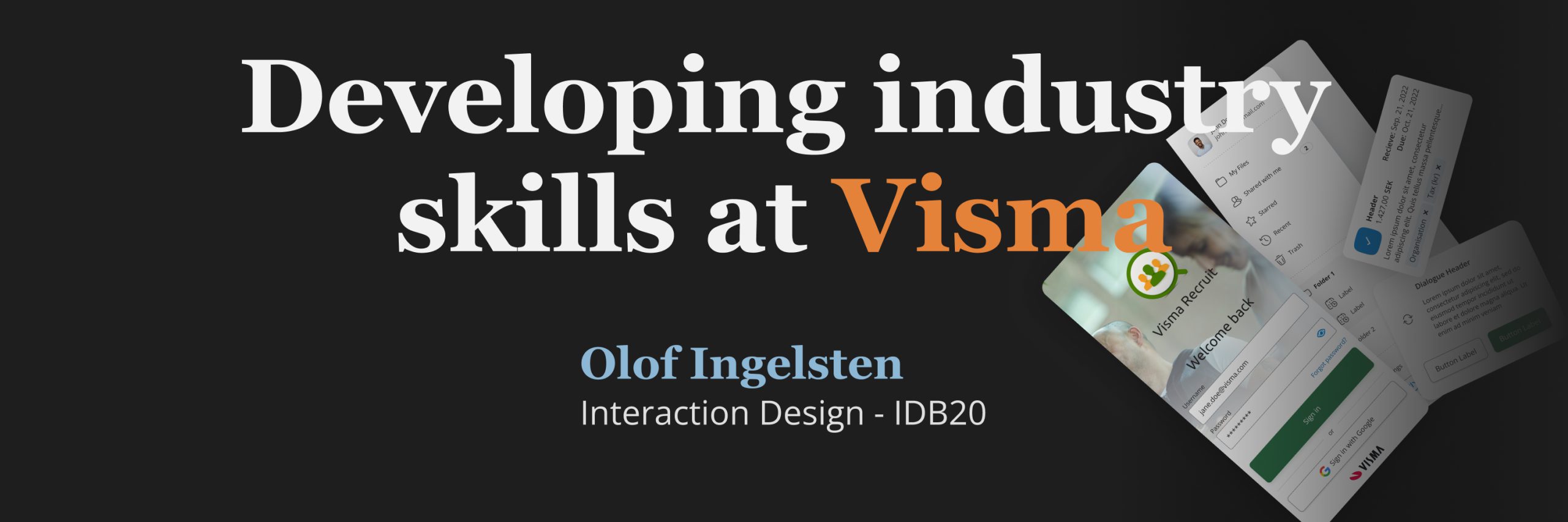Olof Ingelsten – Developing industry skills at Visma