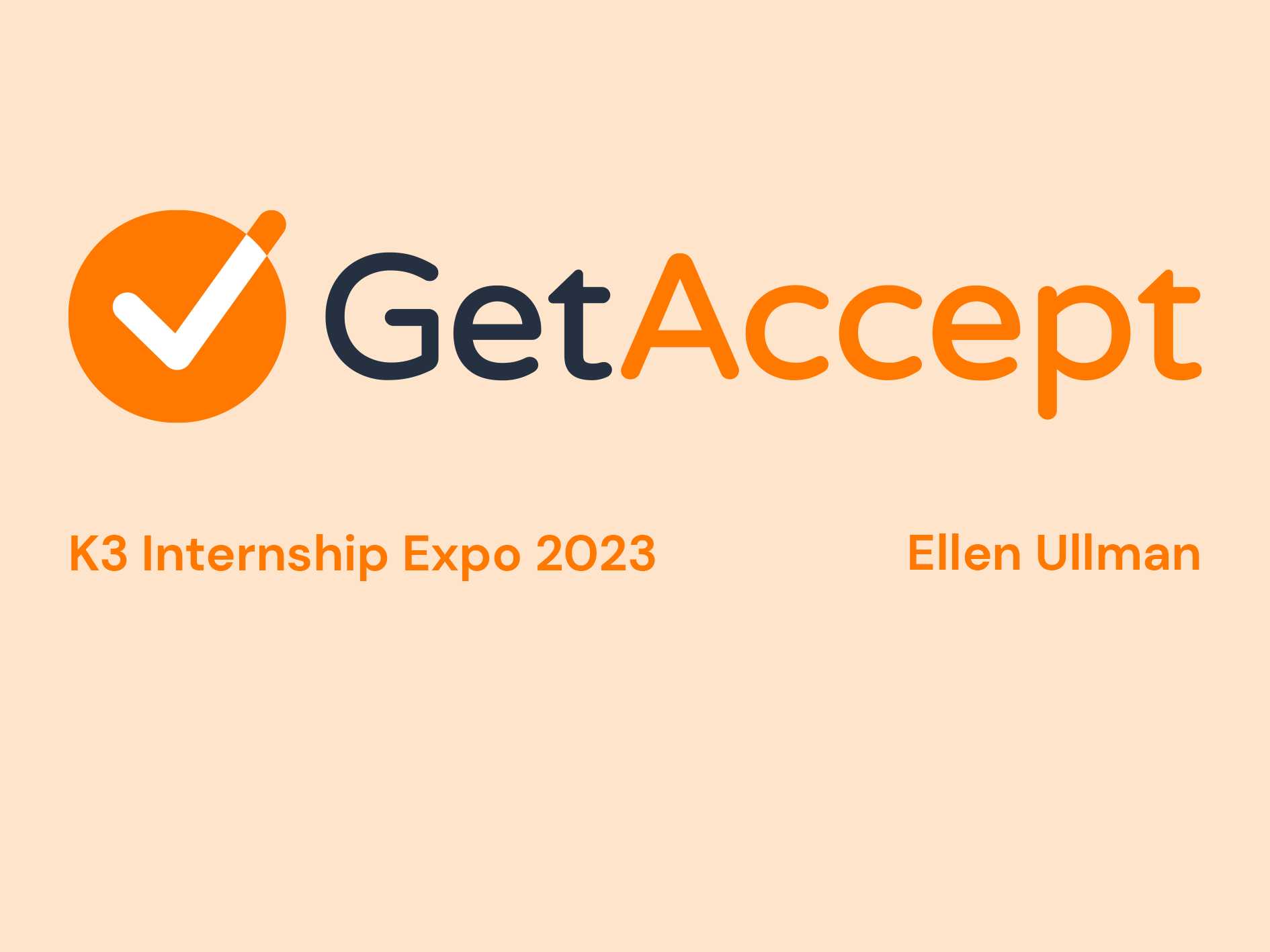Ellen x GetAccept