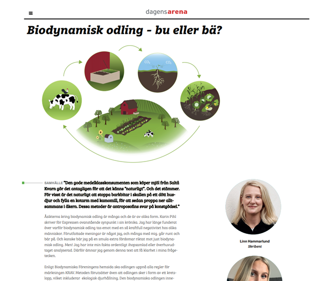 Biodynamisk odling – bu eller bä?