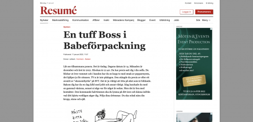 En tuff Boss i Babeförpackning