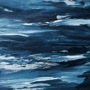 abstract storm painting
