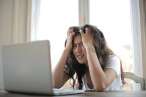 Frustrated digital worker